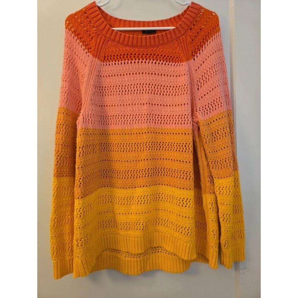Talbots Petites Fun Bright Colorful Sweater